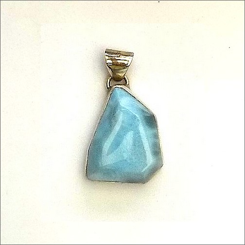 Chunky Larimar Pendant