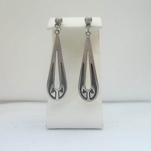 Hopi Style Earrings with Etching