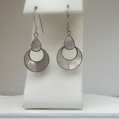 Shell Half Moon Earrings