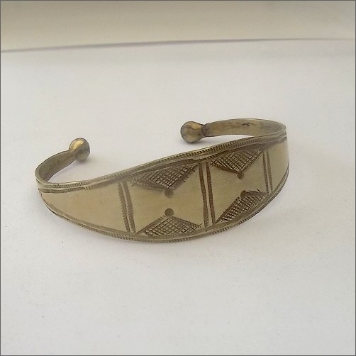 Decorated Silver Cuff