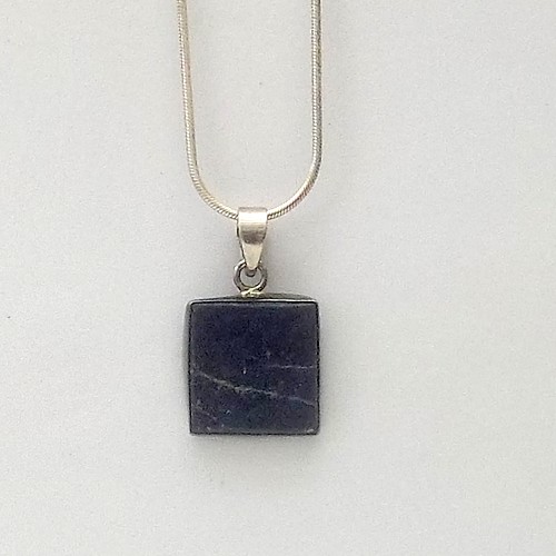 Square Lapis Pendant