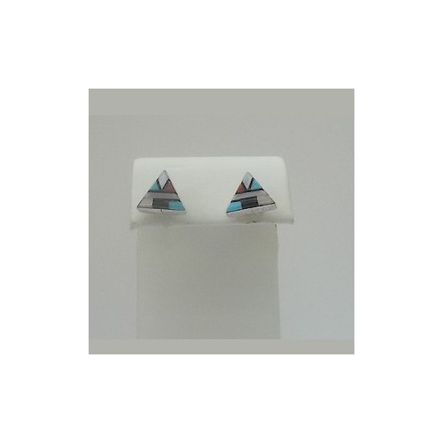 Zuni Triangle Studs